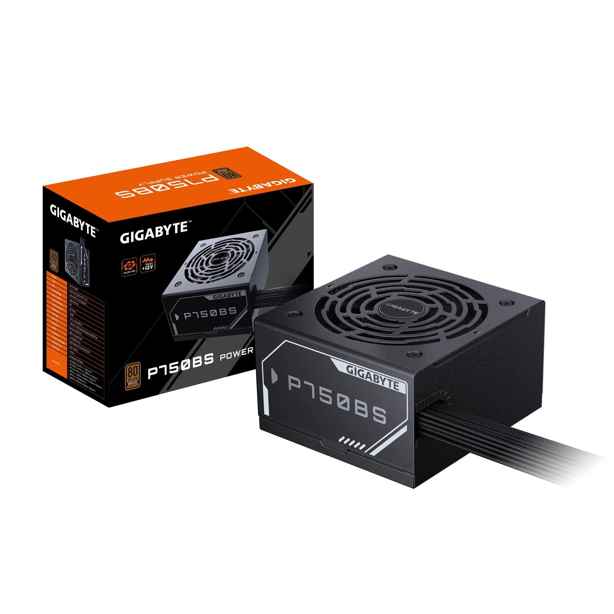 Fuente de alimentacion Gigabyte GP-P750BS 750W 200-240V ATX
